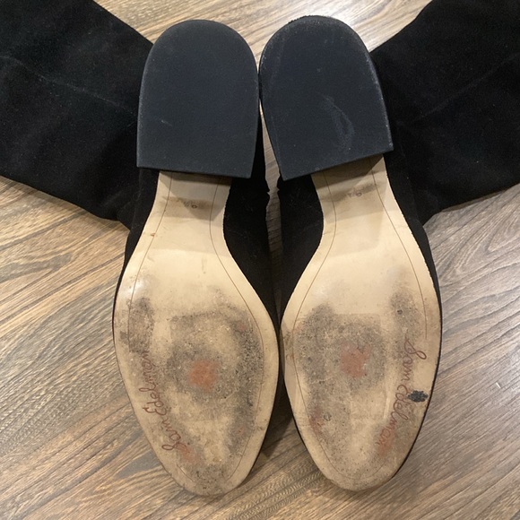 Sam Edelman Thora Knee High Black Suede Boot - Picture 7 of 9